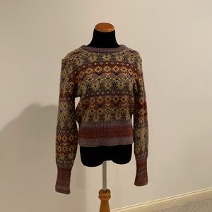 Winter knit sweater